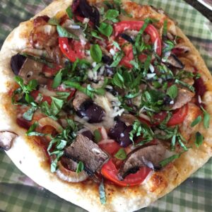 Sourdough Vegetarian pizza recipe