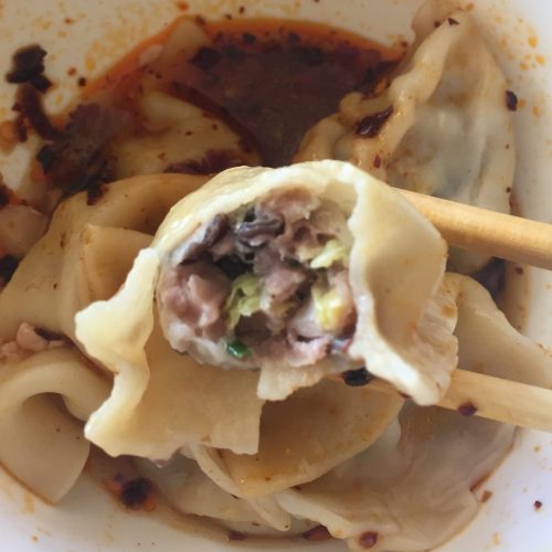 Dumplings with a delicious filling