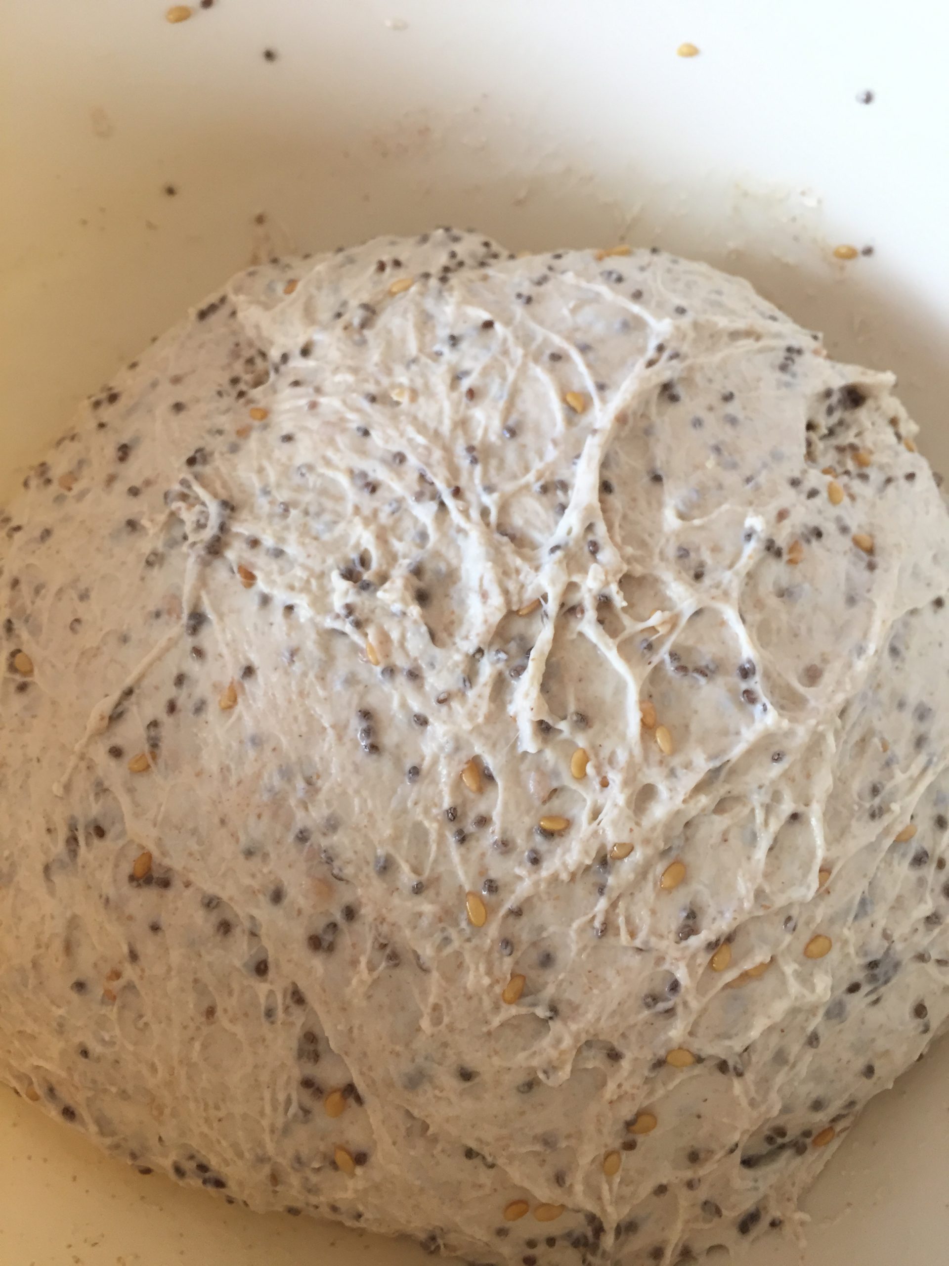 Flax and Caraway Seed Sourdough Bread - #foodbyjonister