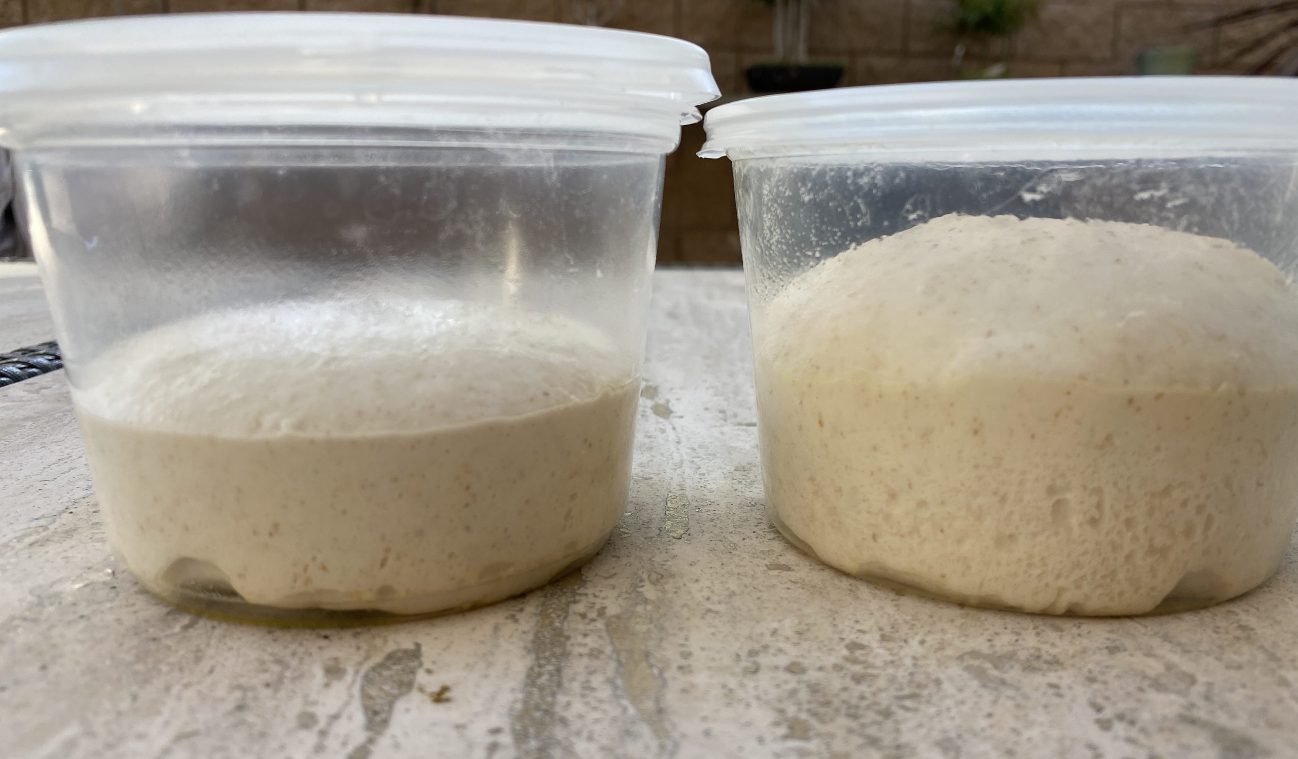 Dough made by hand vs. dough made by machine