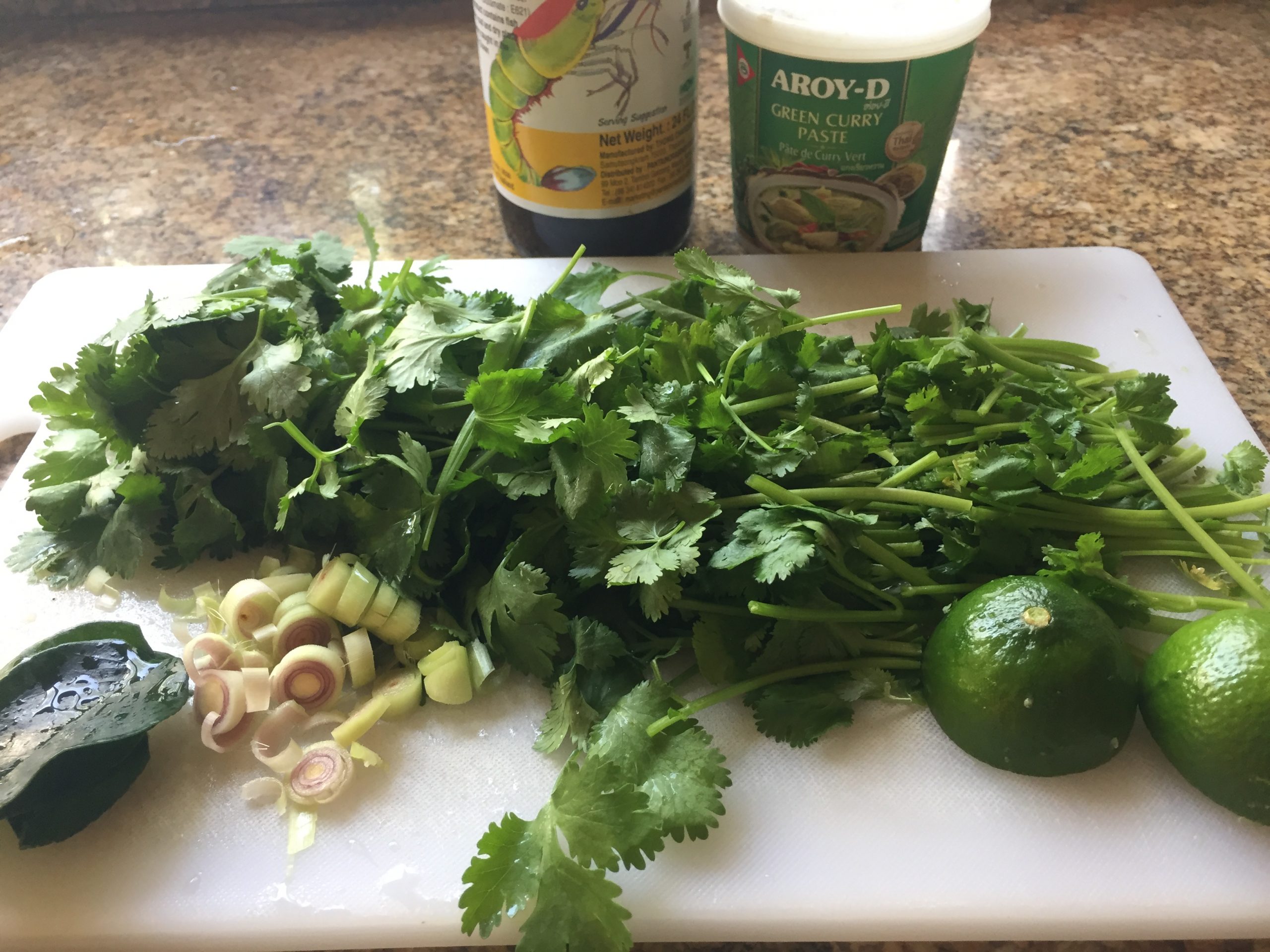 Ingredients for Burmese inspired salad