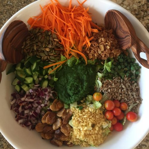 Burmese inspired salad