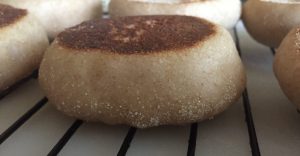 Sourdough english muffin