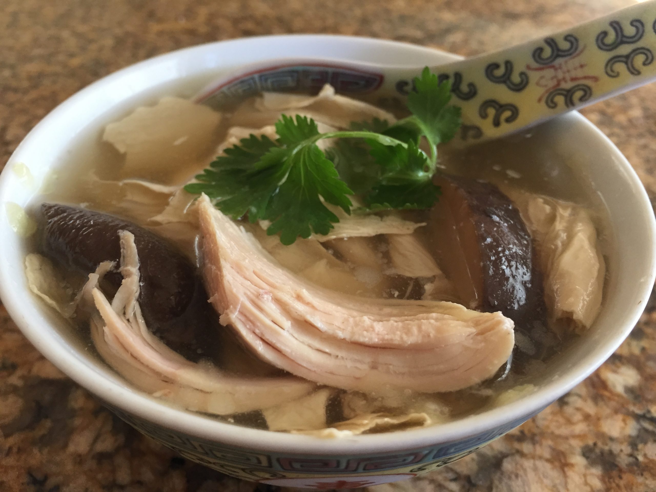 Chinese bean curd soup