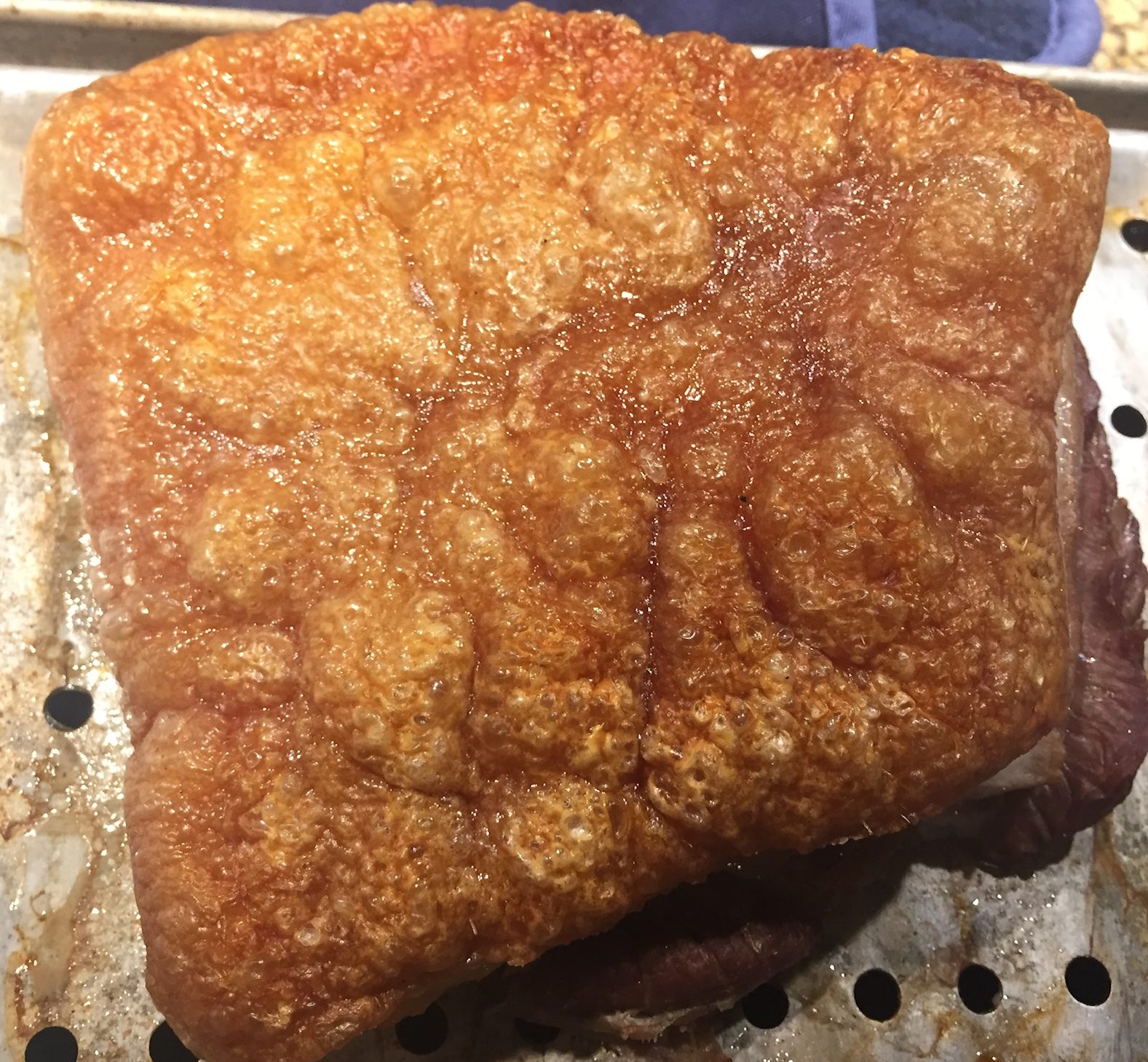 Roasted pork belly