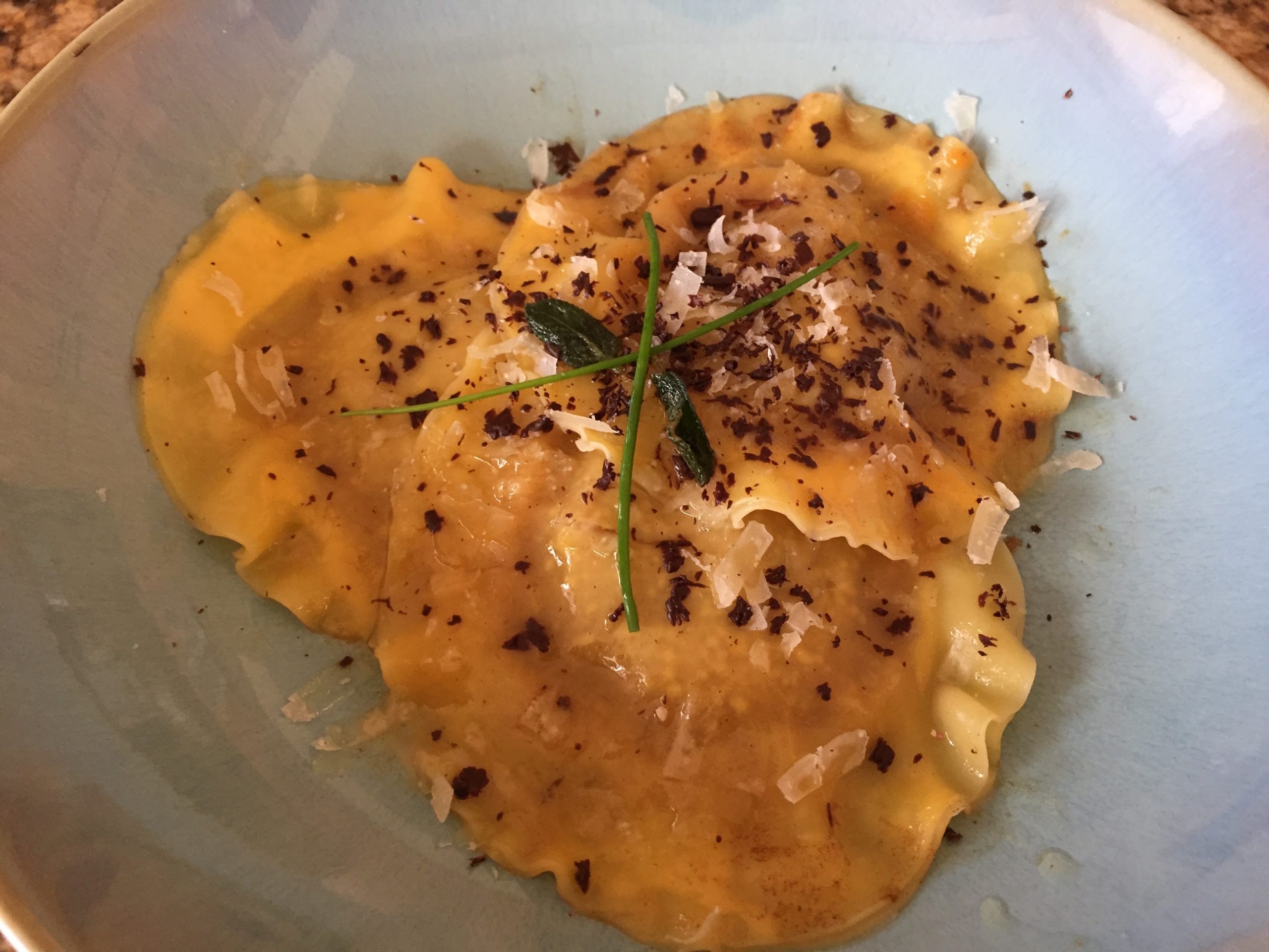 Butternut squash with sage brown butter