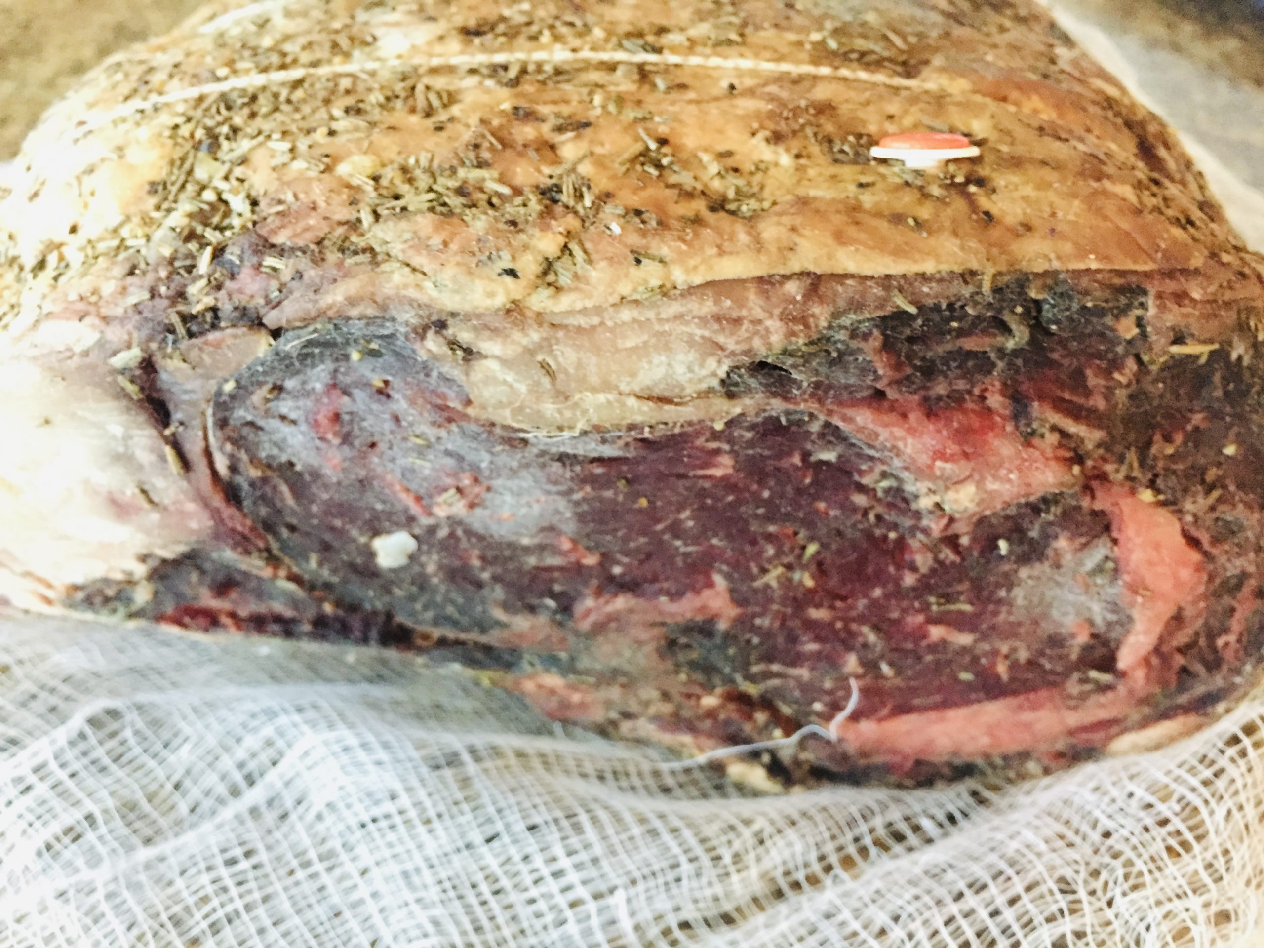 Prime rib dry aged after 14 days