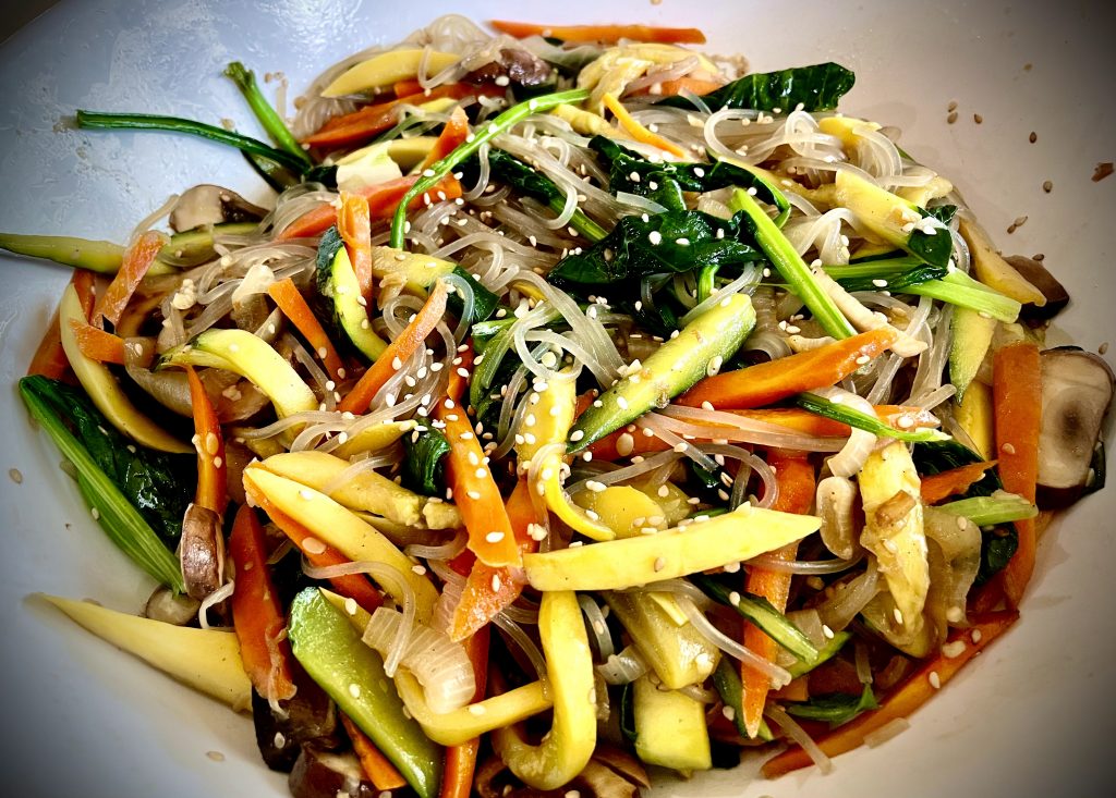 KOREAN JAPCHAE NOODLES sammywongskitchen