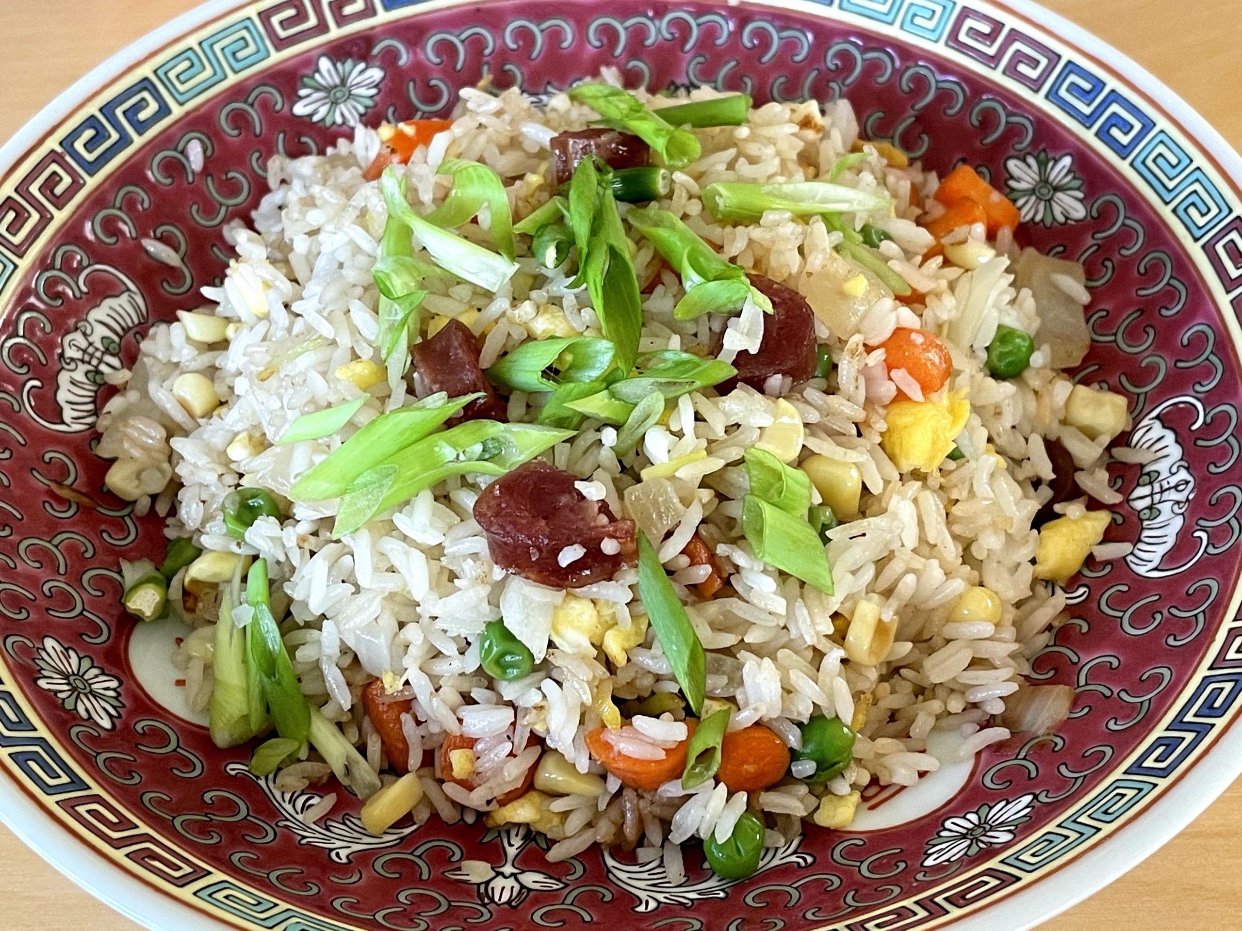 Fried rice closeup