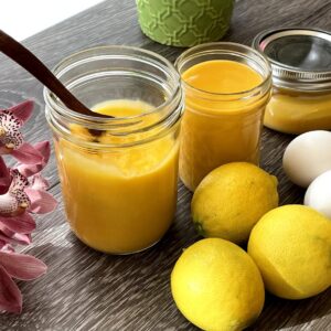 Lemon and passion fruit butter