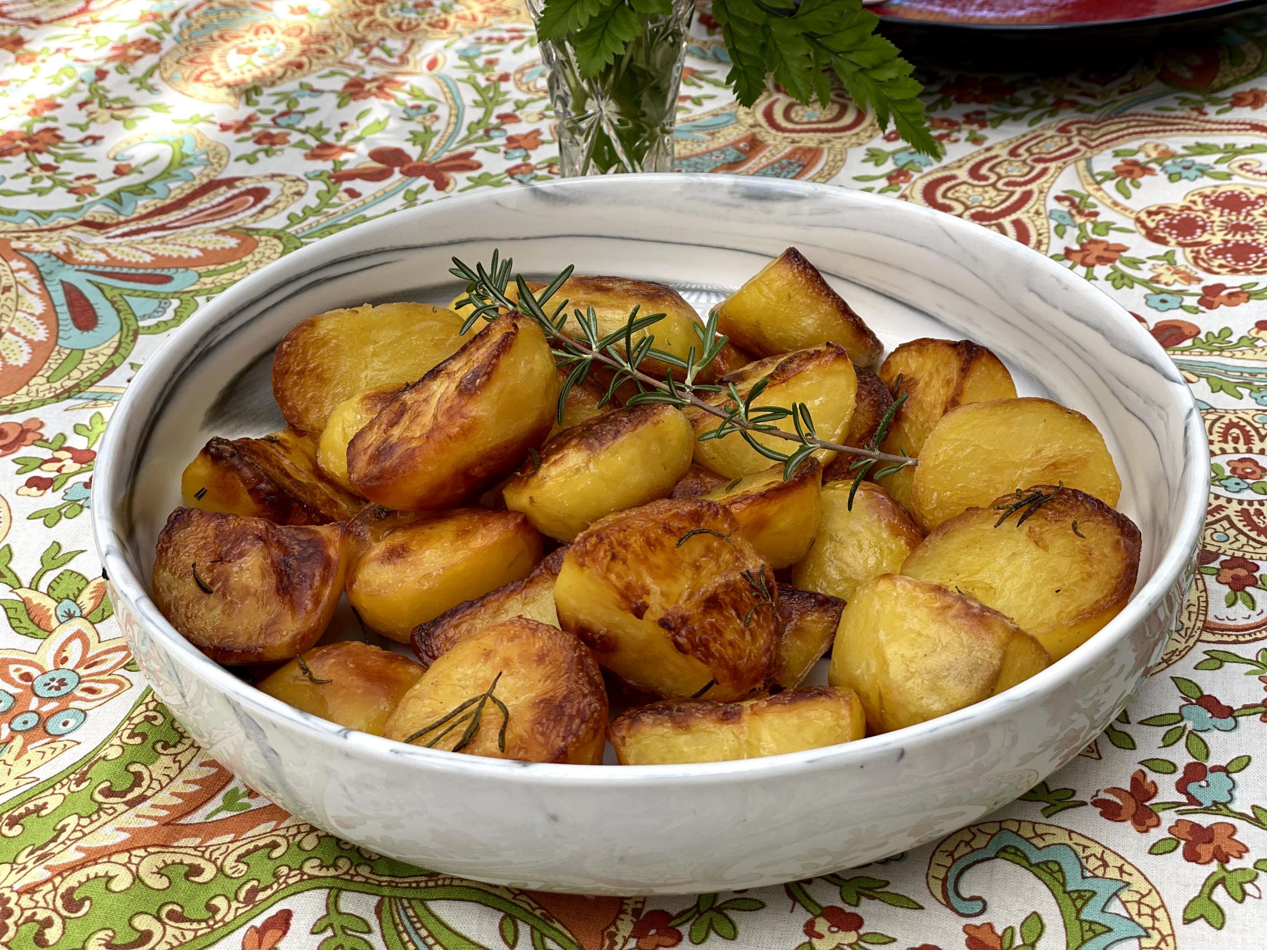 Perfectly roasted rosemary potatoes