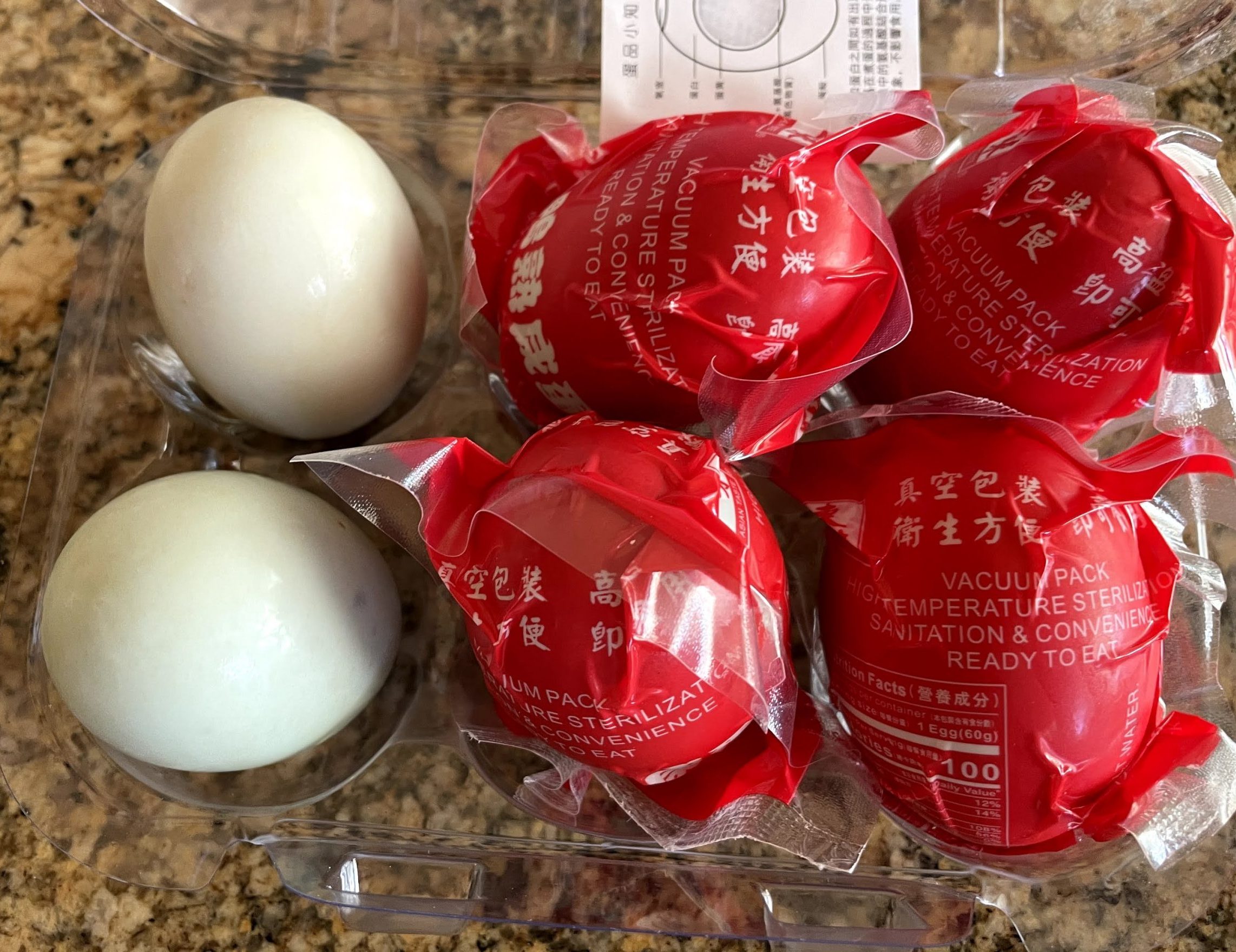 whole salted duck eggs
