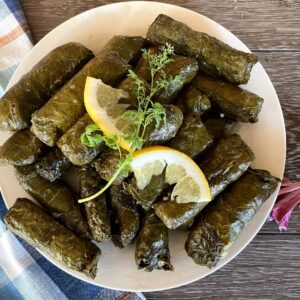 Stuffed grape leaves