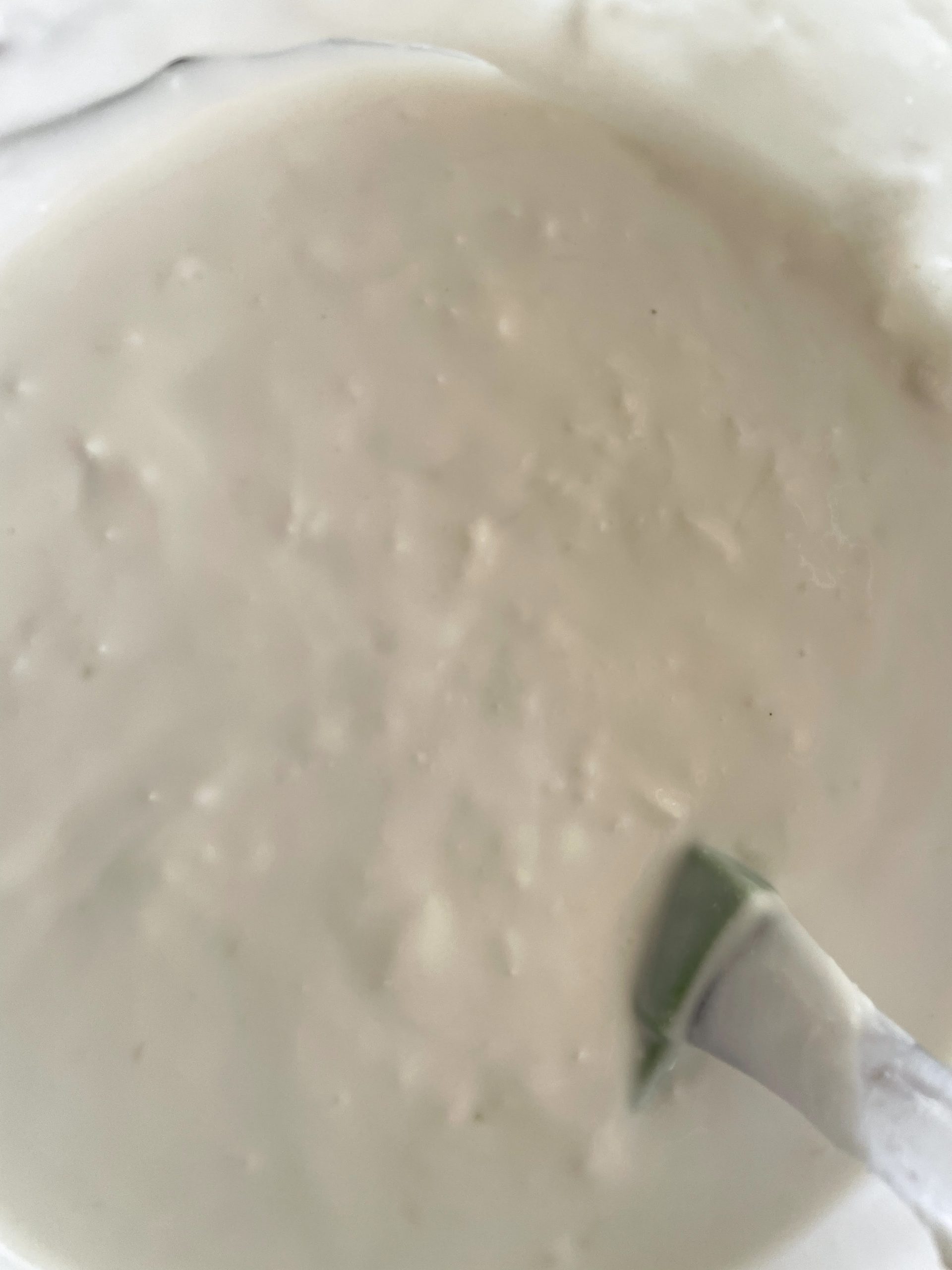 Stir coconut ice cream mixture until mixed.