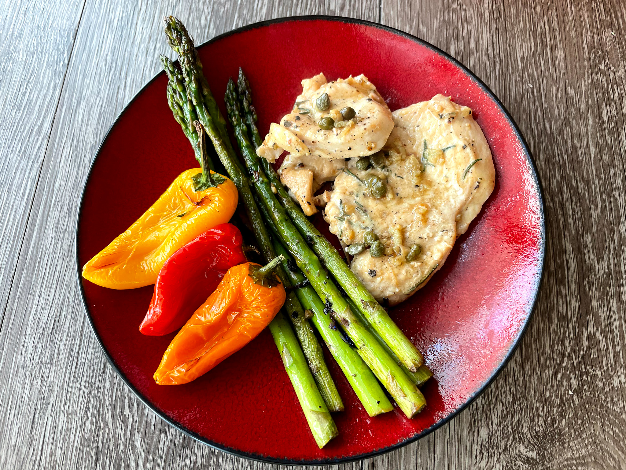 Chicken piccata without mushrooms