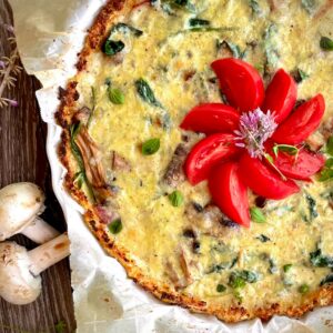 No carb quiche