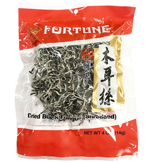 Dried black fungus woodear mushroom shredded sammywongskitchen