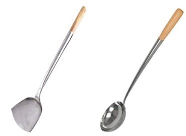 Wok ladle and spatula