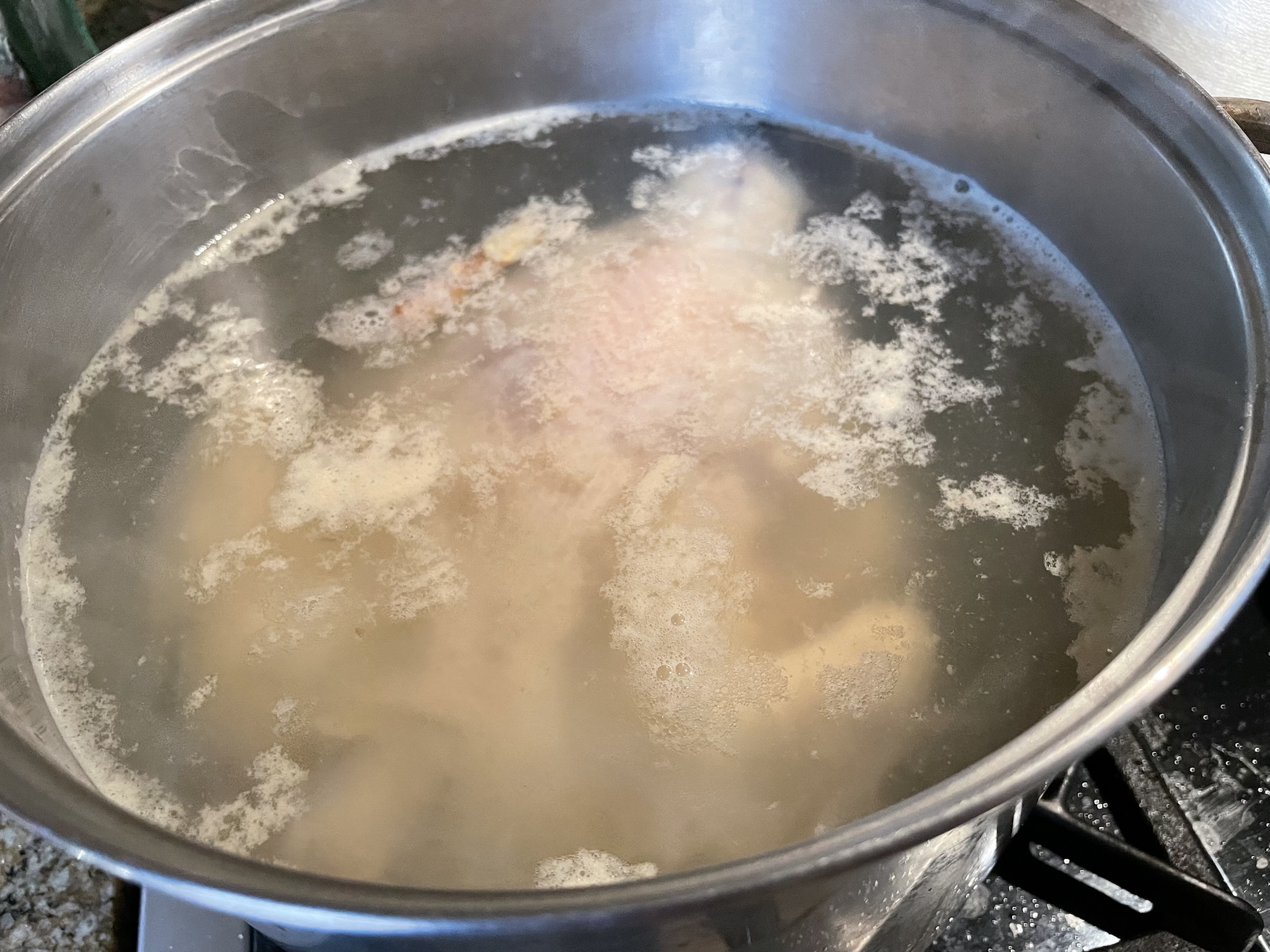 Simmer chicken for 20 minutes