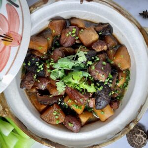 Braised soy sauce pork belly