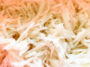 Shredded potatoes