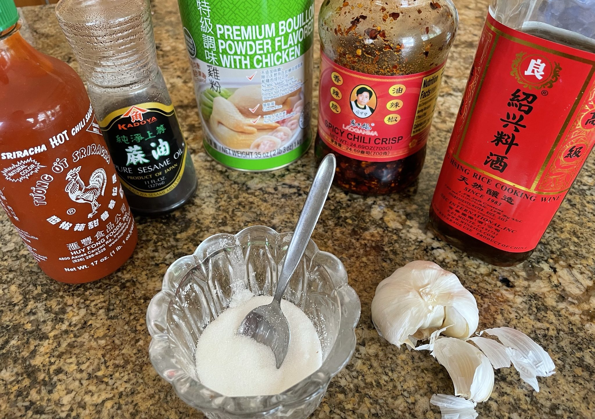 Garlic chili oil ingredients