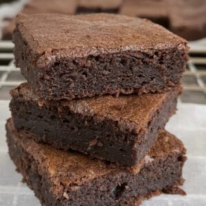 Decadent sourdough chocolate brownies