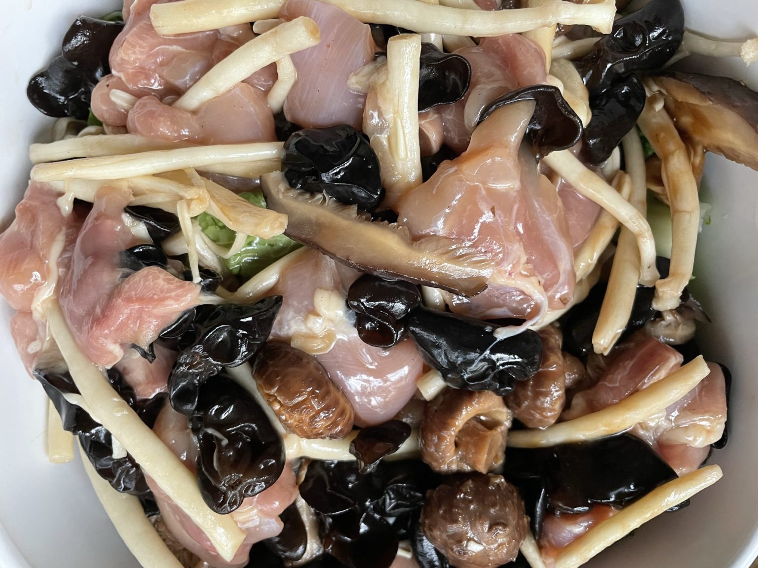 HOMESTYLE CANTONESE STEAMED CHICKEN WITH MUSHROOMS sammywongskitchen