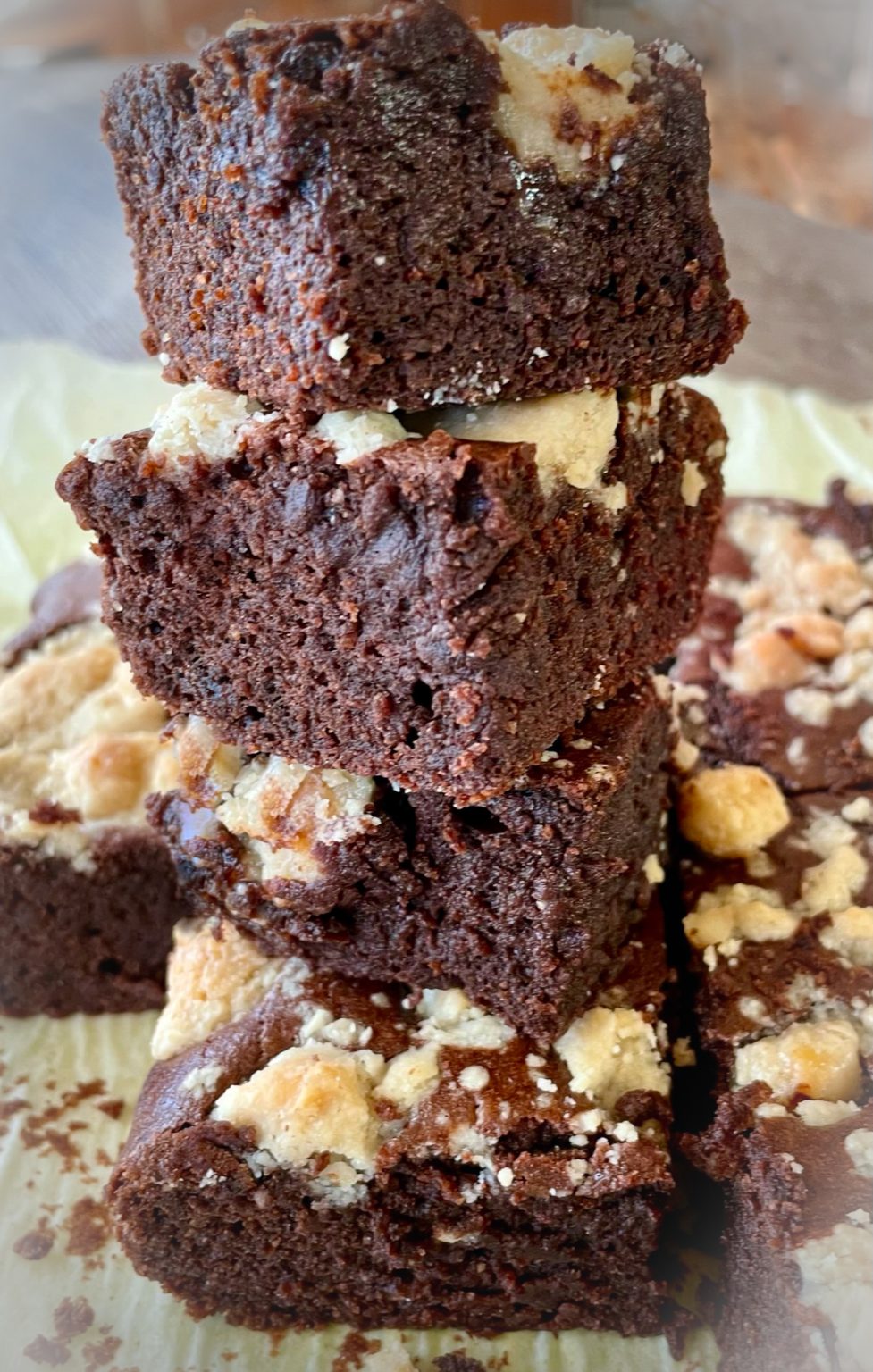 HALVAH MOCHA ALMOND FLOUR BROWNIES sammywongskitchen