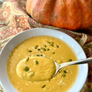 Cream of pumpkin soup