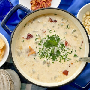 Gluten-free New England clam chowder