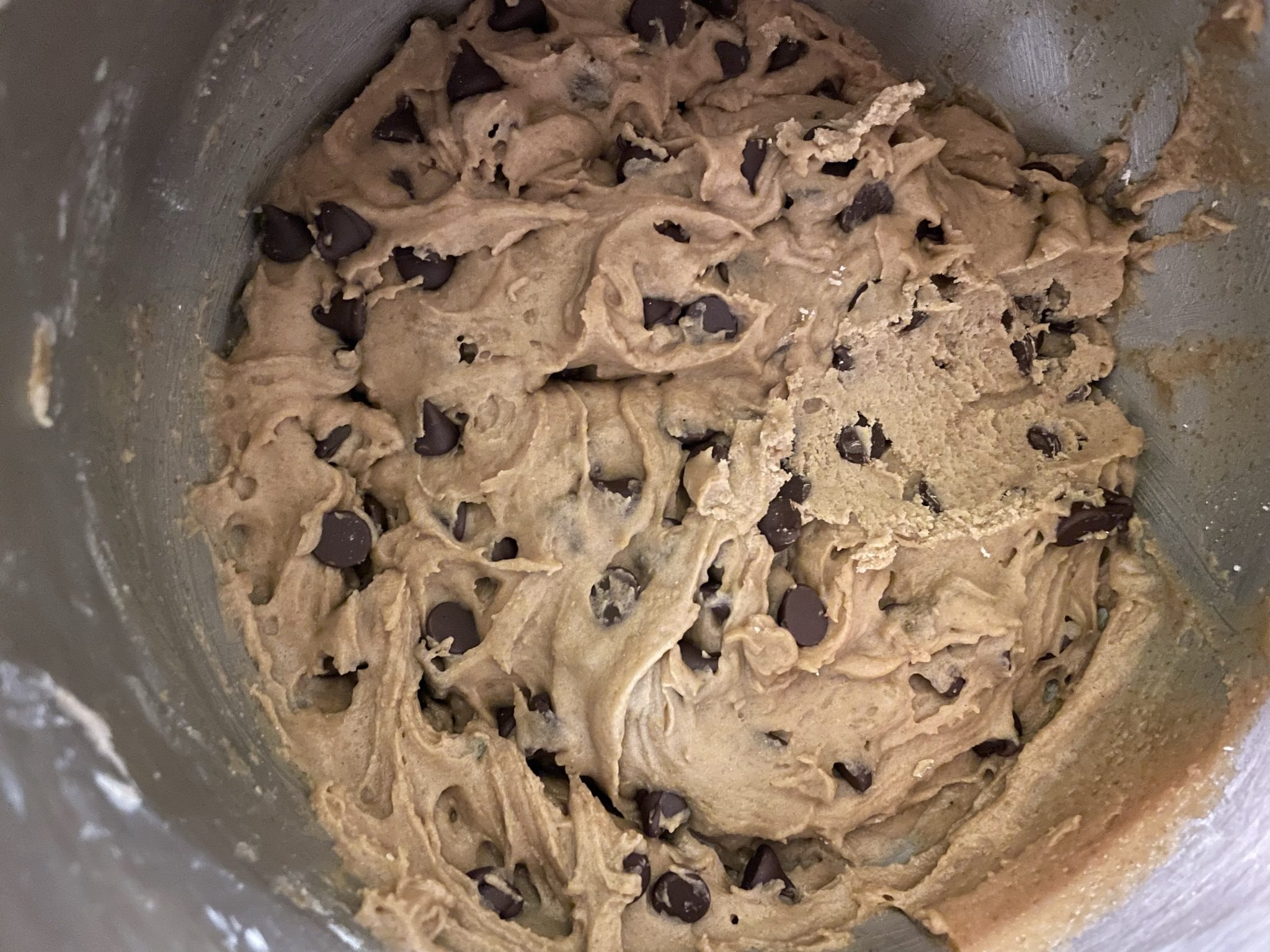 Refrigerate cookie batter overnight.