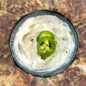 quick and easy yoghurt dip