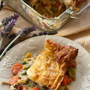 Rotiserrie chicken pot pie