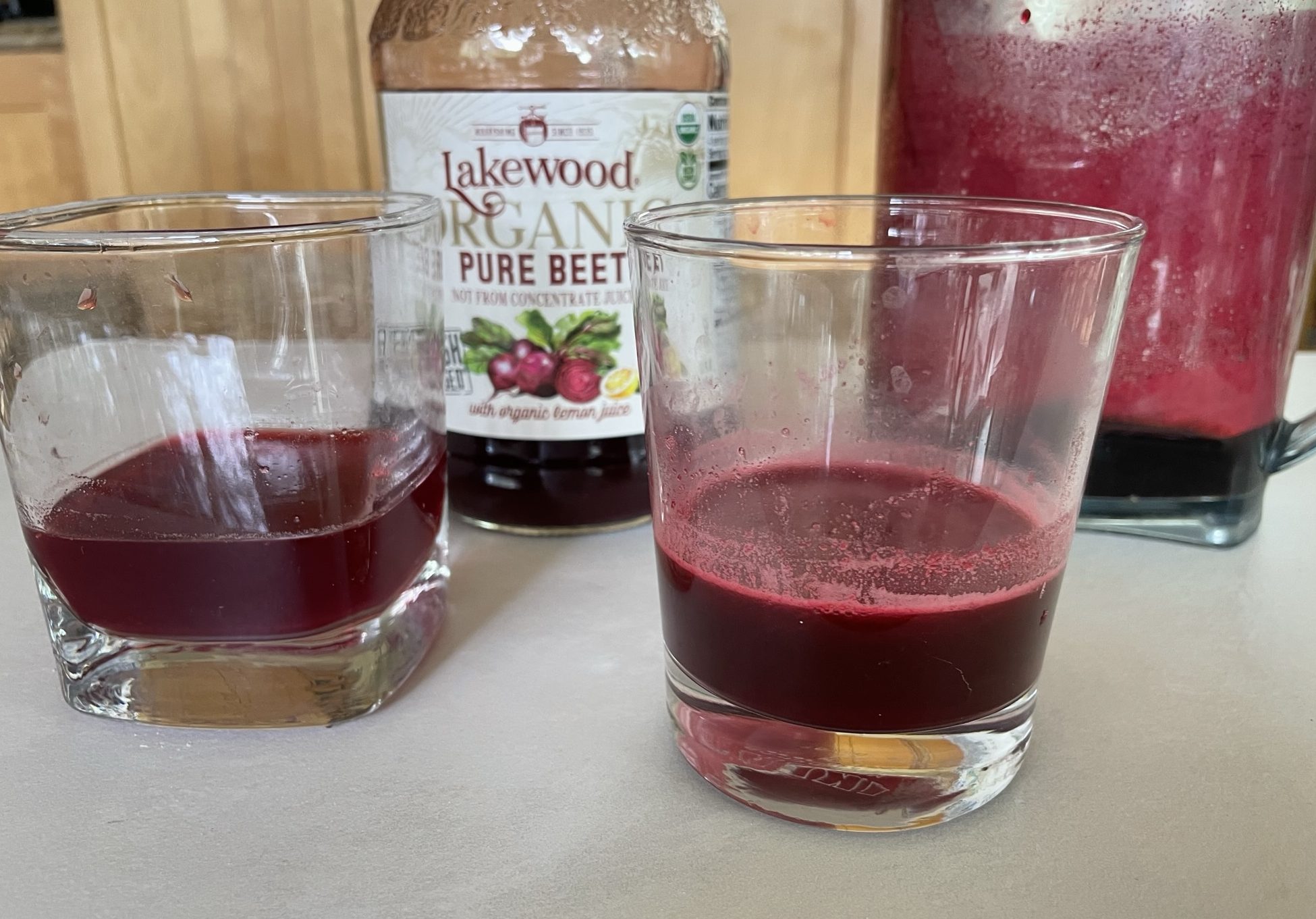 bottled vs. fresh beet juice