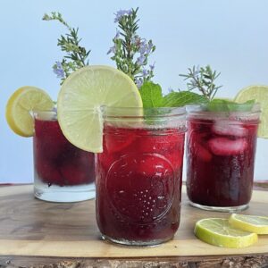 Beet limeade