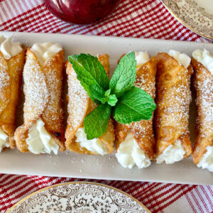 Mini cannolis