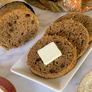 Sourdough Boston brown bread