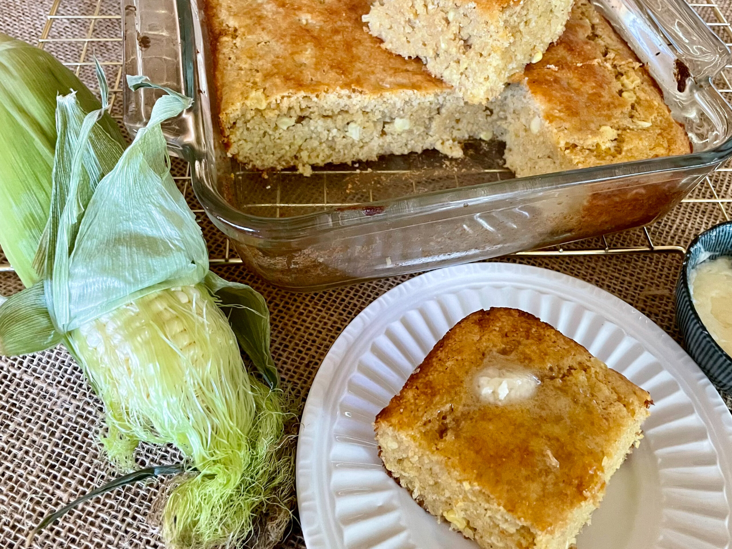 Healthy sourdough cornbread