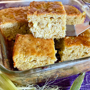 Sourdough corn bread