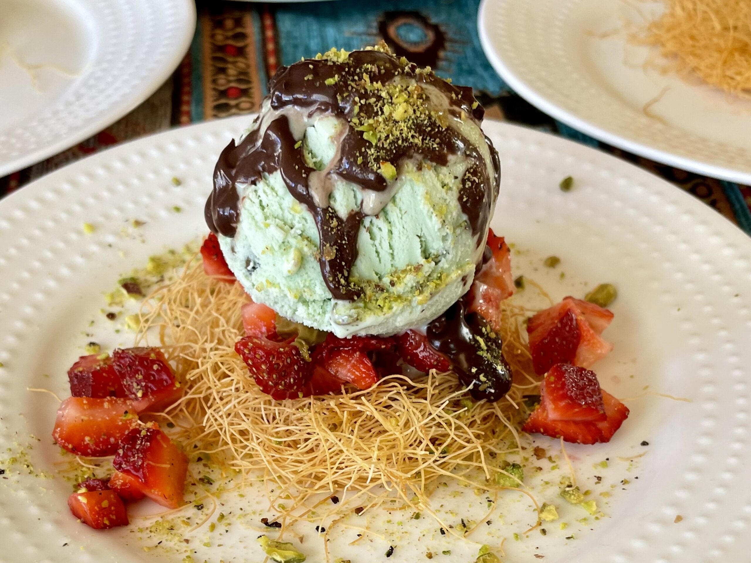 Easy Deconstructed Dubai Chocolate dessert