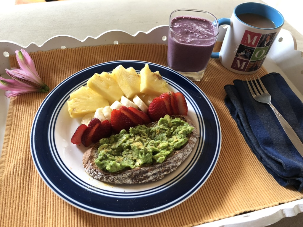 Mother's Day breakfast. I guess my girls know what I LOVE!